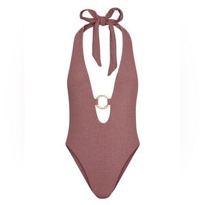 Monday Swimwear Mauve One Piece Swimsuit